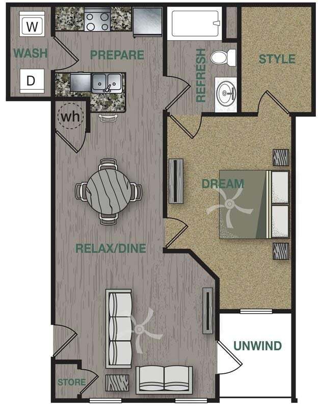 Floorplan - Stonepost Crossing Apartments