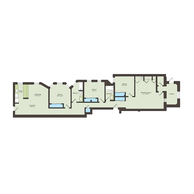 Floorplan - 5512 S. Hyde Park Boulevard