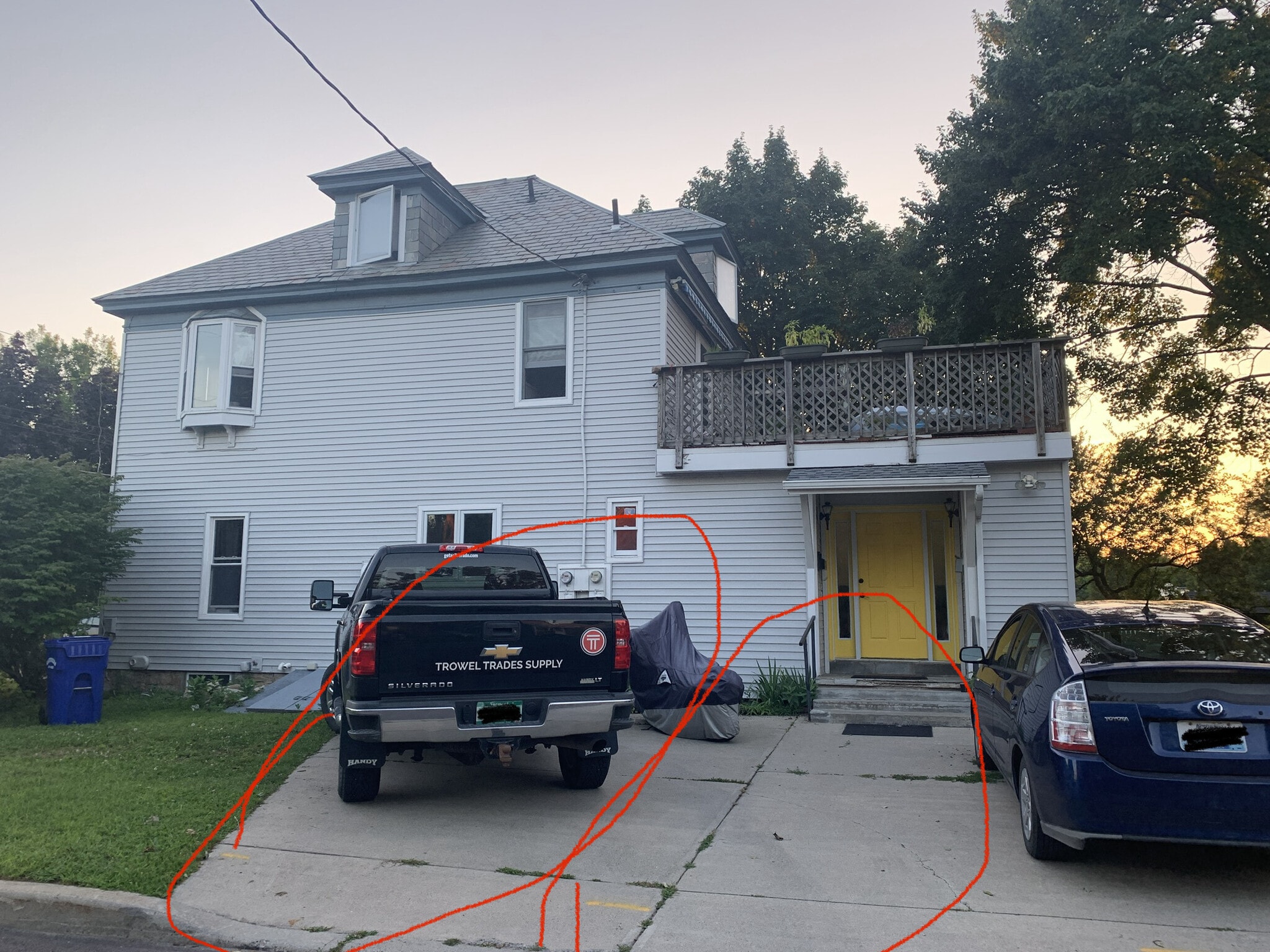 Two off-street parking spots. - 39 Burling St