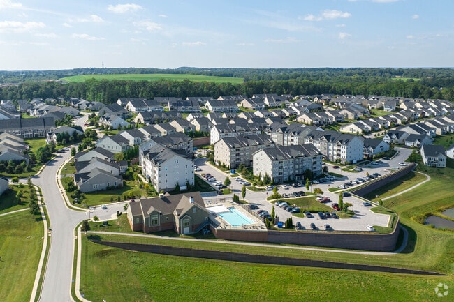 Aerial Photo - Courtyards at Waverly Woods