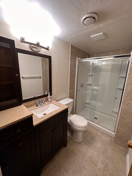 Nicely updated bathroom with standing shower - 815 Kingsley Dr