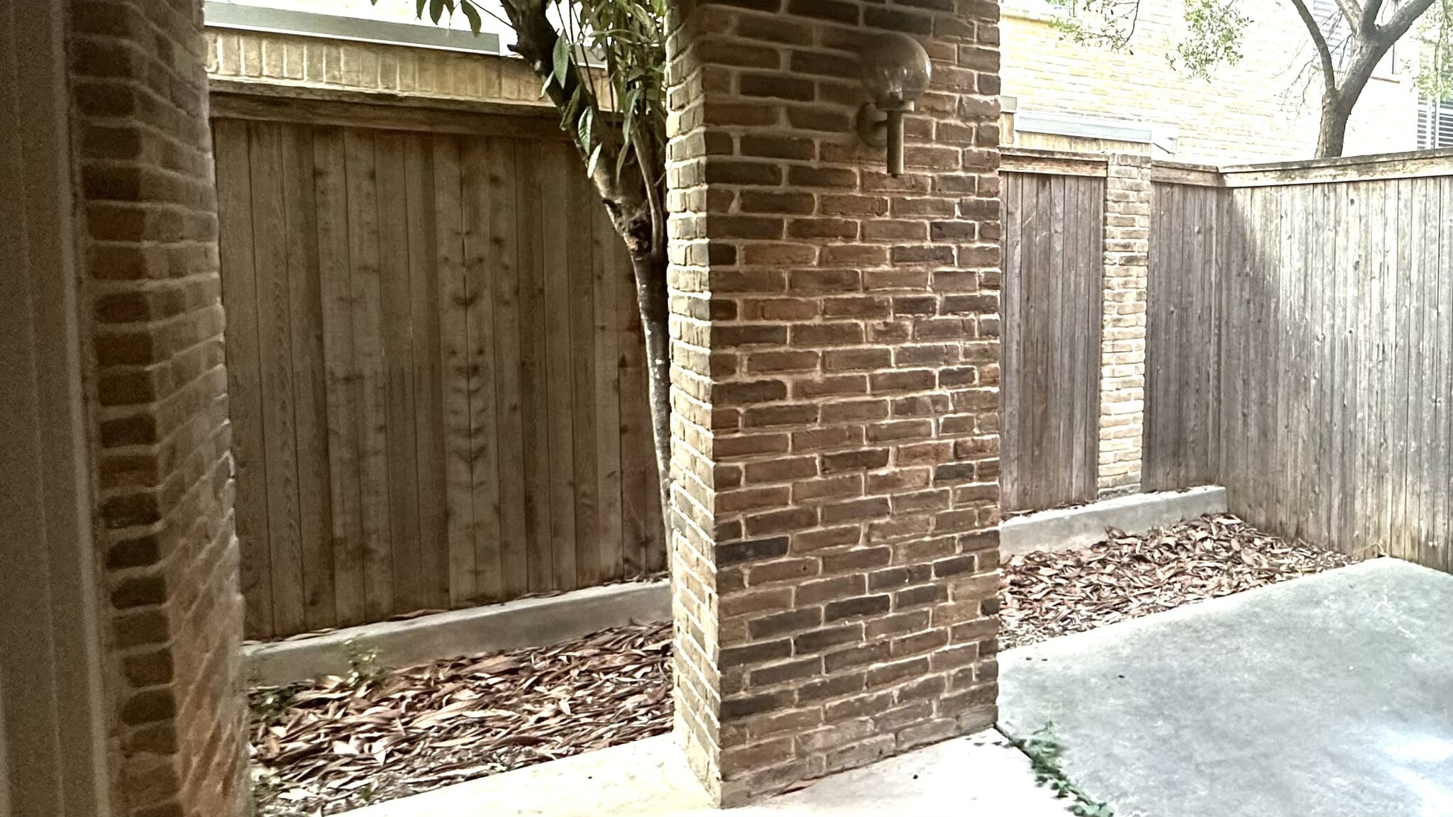 Private back patio area - 8103 N New Braunfels Ave #5