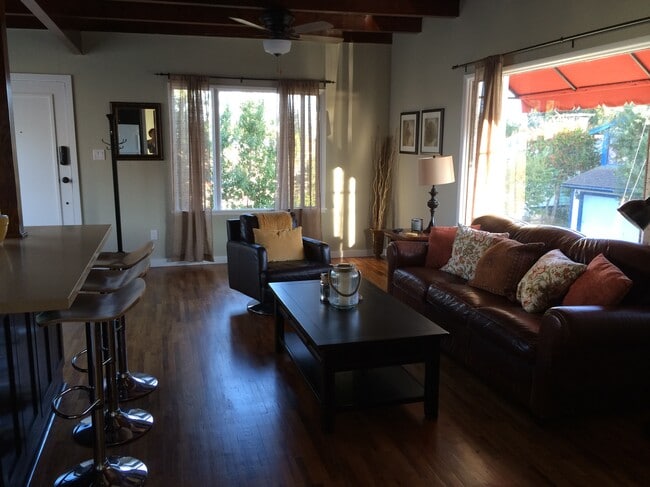 Partial view of ocean from living room - 1219 17th St