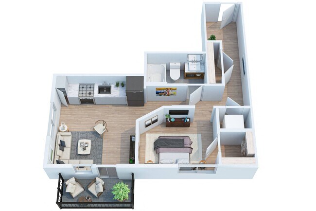 Floorplan - The Riviera on Semmes