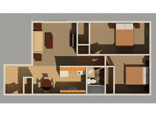 Floorplan - South View Apartments