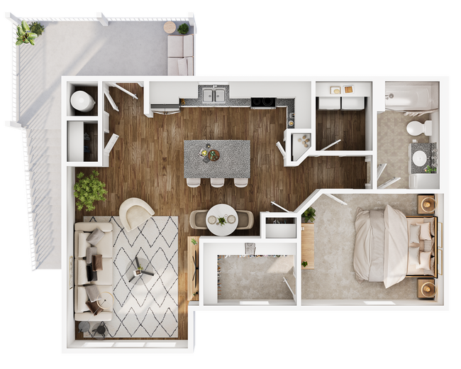 Floorplan - Hathaway at Lake Norman Apartments