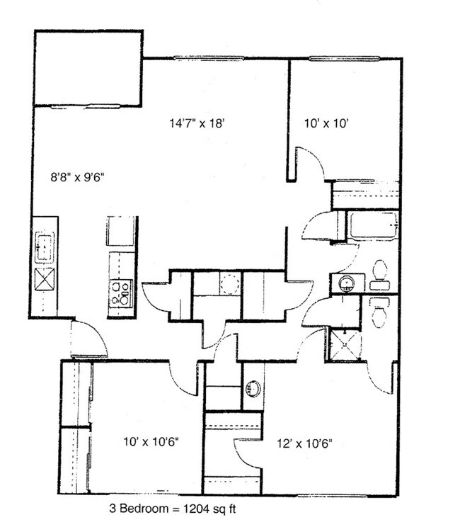Floorplan - Images Springcreek Apartments