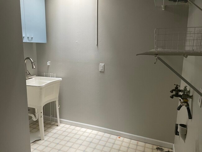 Washer and dryer hookup up stairs laundry - 302 Coronation Dr