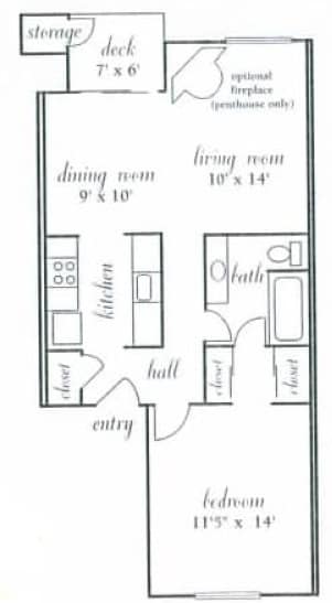 1BR/1BA - Chesapeake Pointe