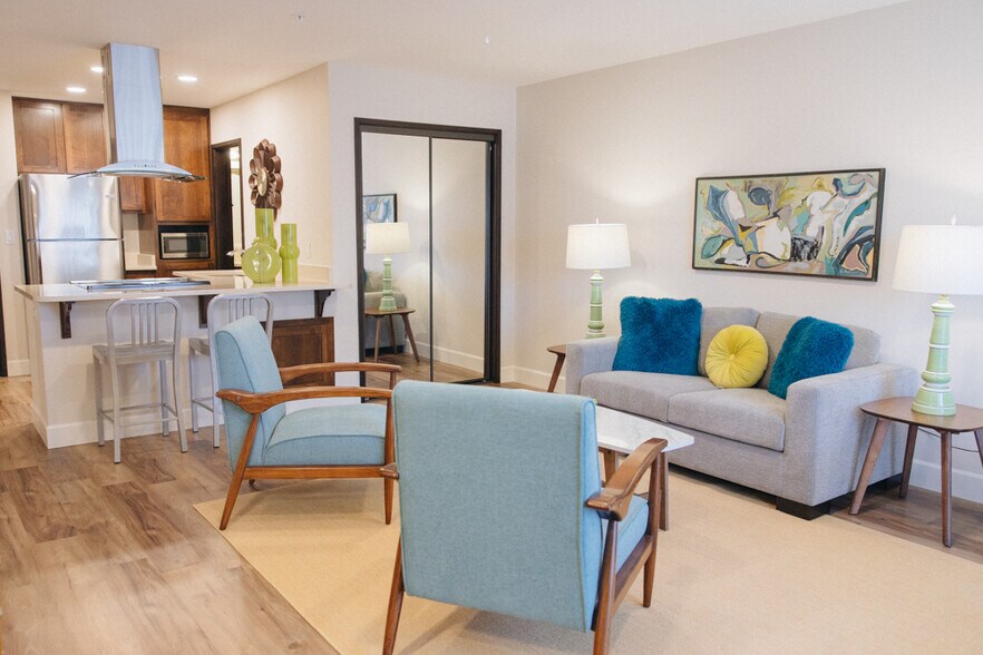 Unfirnished Unit - furniture for staging proposes only - 2525 Ashland St