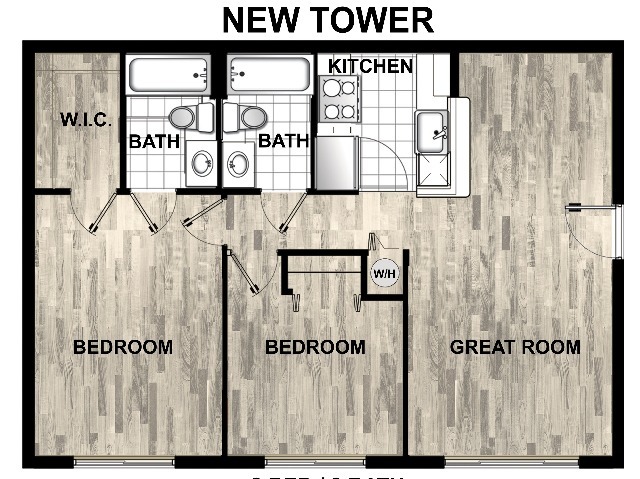 Floorplan - Sunshine Lakes Apartments