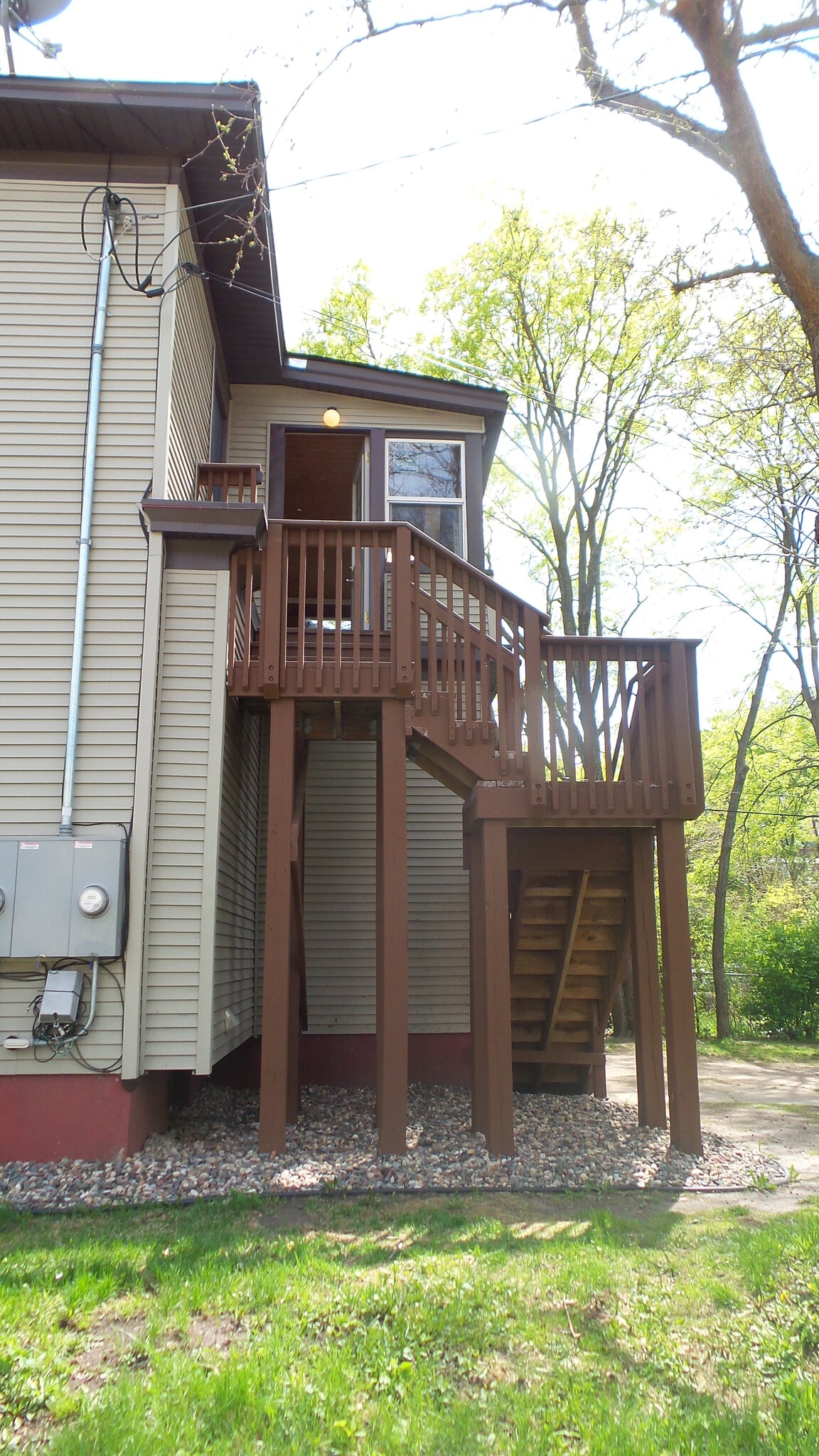 Back Stairs to apartment 2 - 3300 1st Ave S