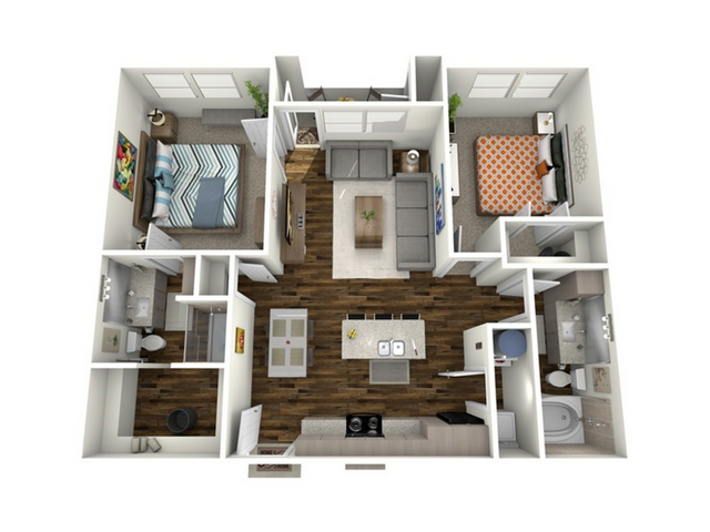 B2 Floorplan - The Broadway