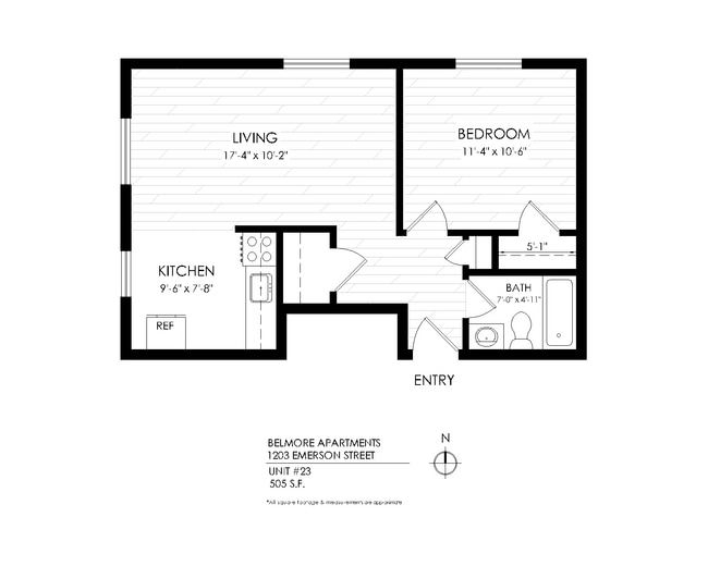 Floorplan - Belmore Apartments