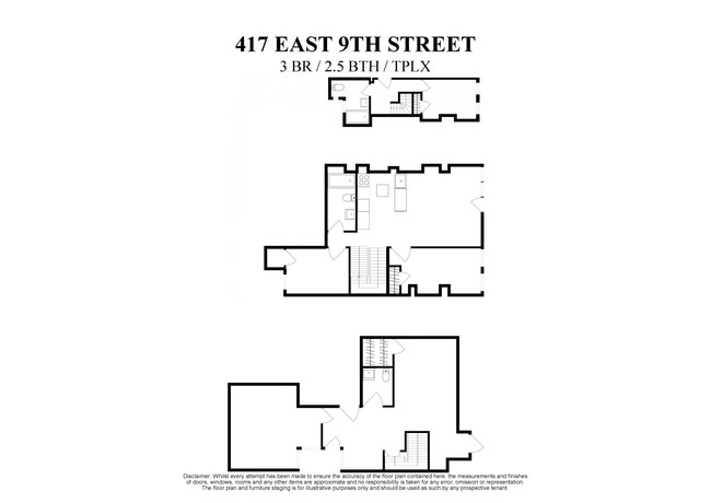 Floorplan - 417 East 9th Street