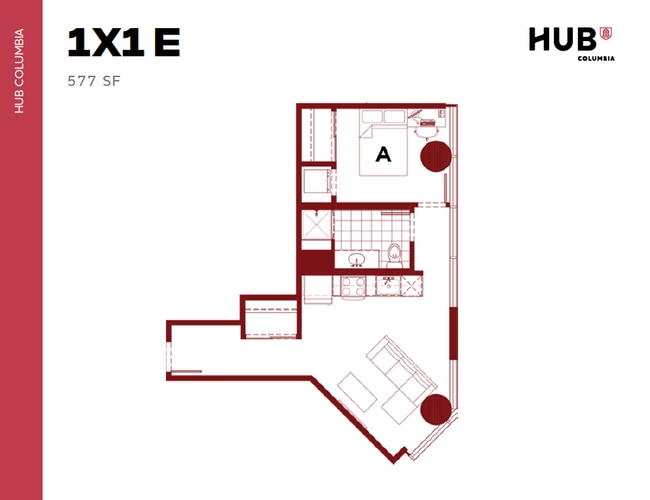 1x1 E - Hub Columbia