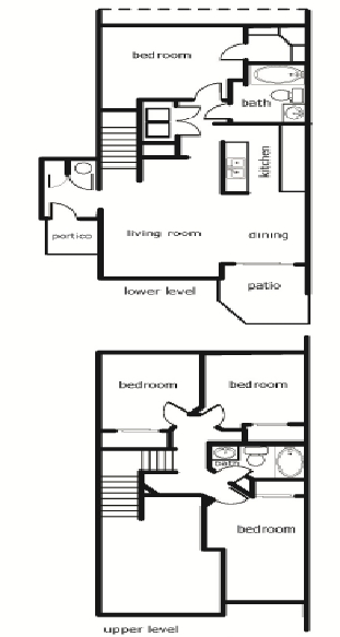 4BR/2BA - Creekbridge Apartments