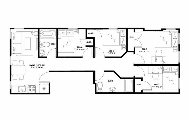 Building Photo - Room in Shared 4 bed/2 bath home