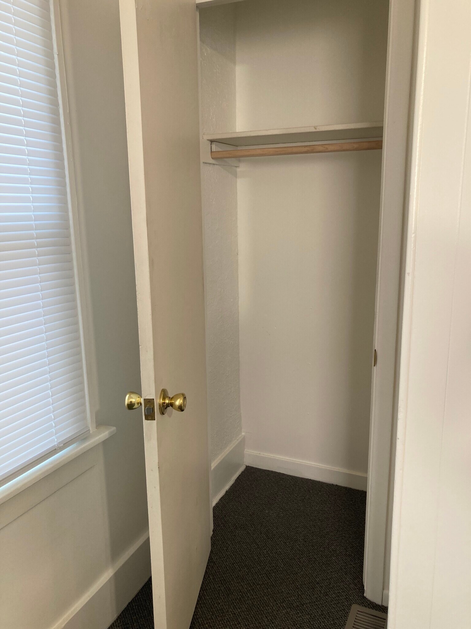 Closet in living room/bedroom - 512 S Broadway