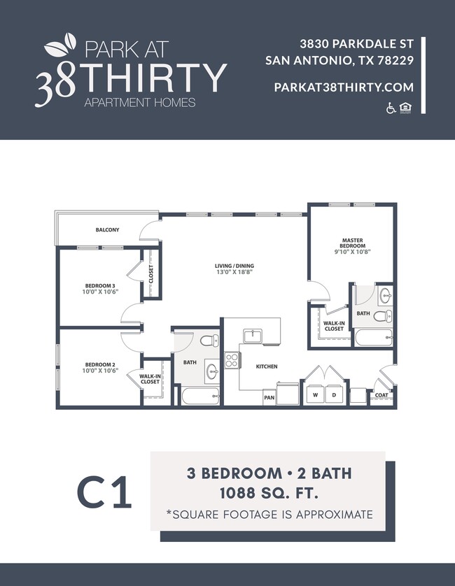 Floorplan - Park at 38Thirty