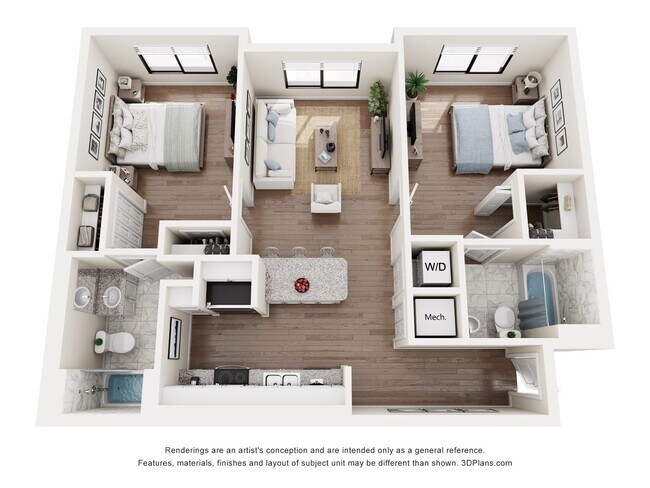 Floorplan - Gateway Luxury Apartments
