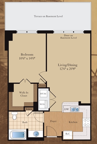 1BR/1BA - 70 Capitol Yards