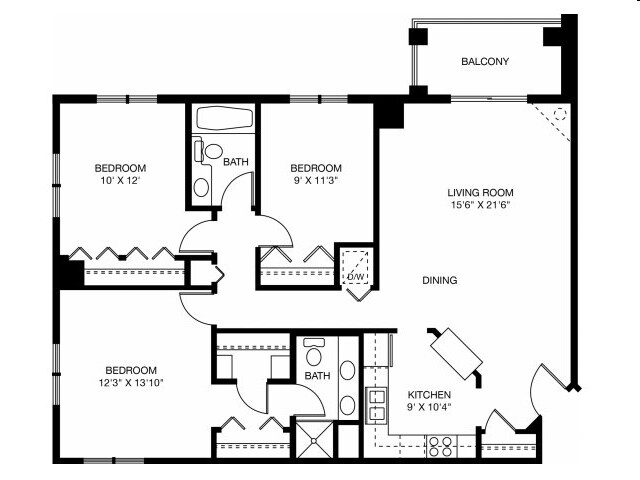 3BR/2BA - Highland Ridge