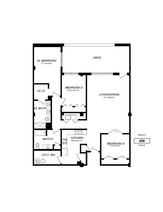 Building Photo - South Loop 3 bed 2 bath -- Updated Kitchen, HUGE Floorplan, Large Patio