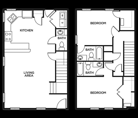 2BR/2.5BA - The Villas at Riverbend