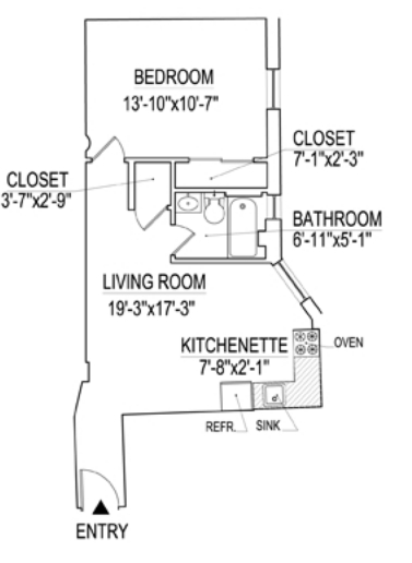 Apartment 2F - Terrace Court