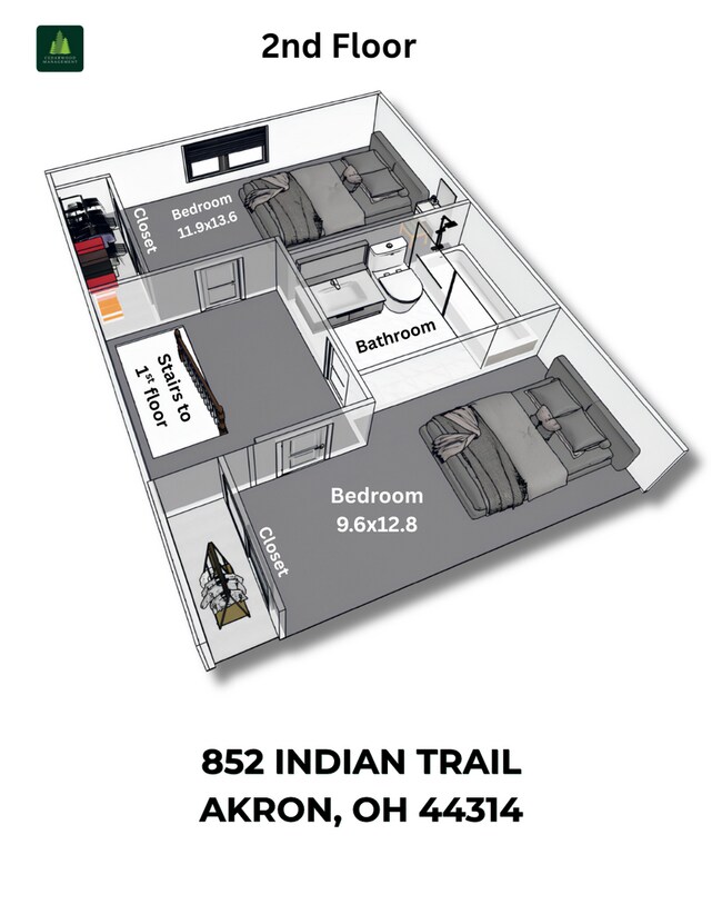 Building Photo - Affordable 2 Bedroom 1 Bathroom located in Indian Trail of Akron!
