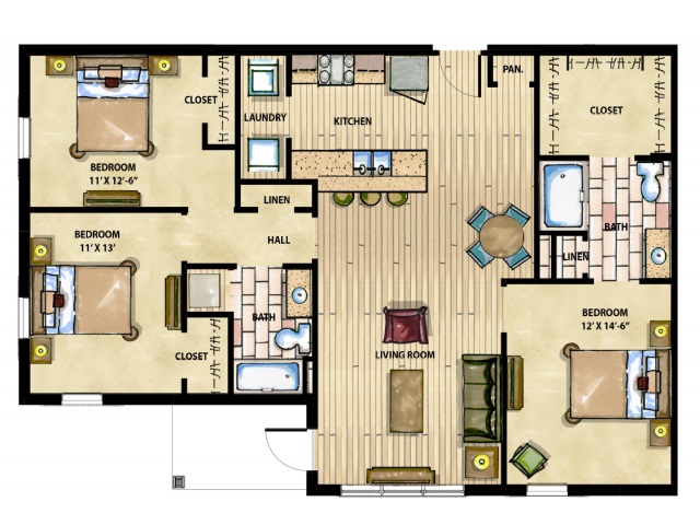 Floorplan - Hall Creek