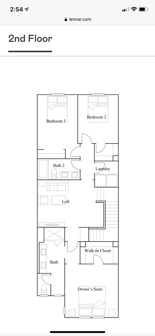 Floorplan Level 2 - 1204 Delpy View Pt