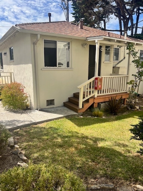 Back Deck to laundry room - 715 Cass St