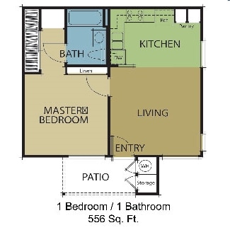 1BR/1BA - Vintage Park - Senior Apartments