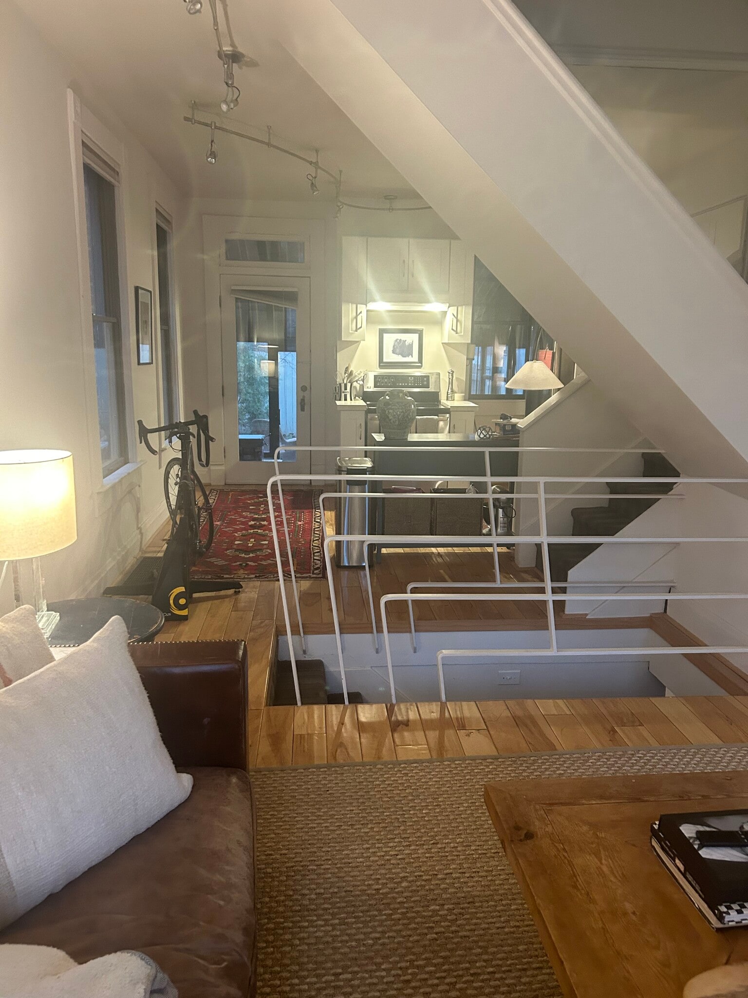Living room looking into kitchen - 181 E Kossuth St