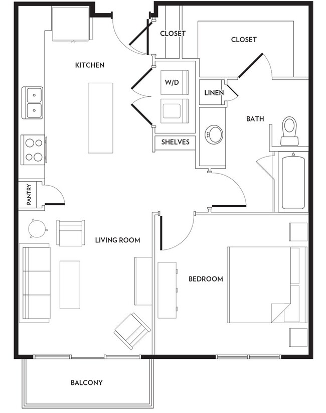 Floorplan - Rivera on Broadway Apartments