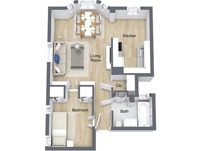 Floorplan - Nob Hill Place