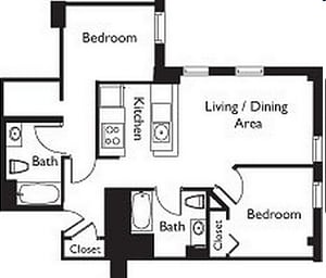 2BR/2BA - Mission Grand