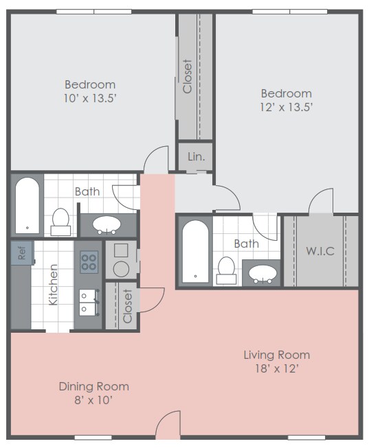 Floorplan - The Pines at Manhattan