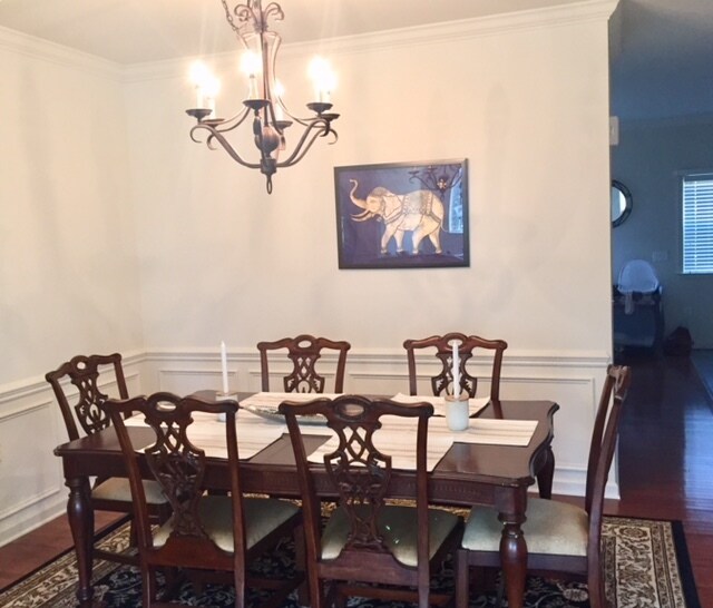 Main floor dining room - 602 Petersburg Rd