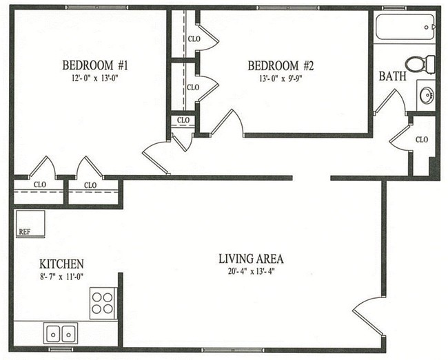 2 Bedroom 1 Bathroom - Red Oak Acres