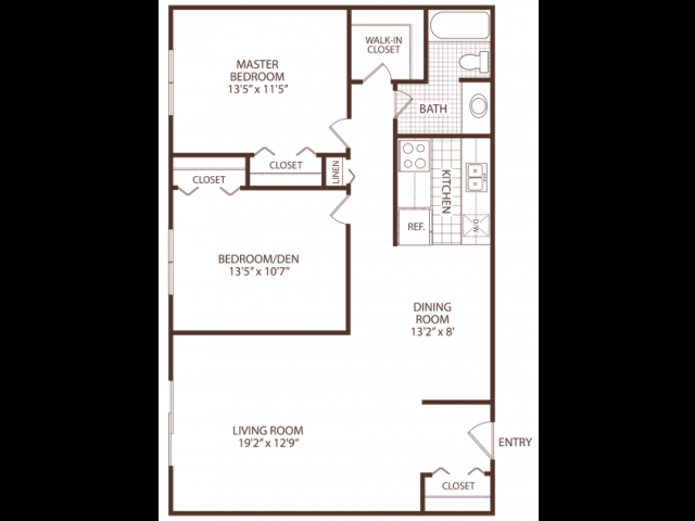 2BR/1BA - Grand River Ridge