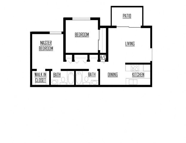 Floorplan - Peaks at Live Oak