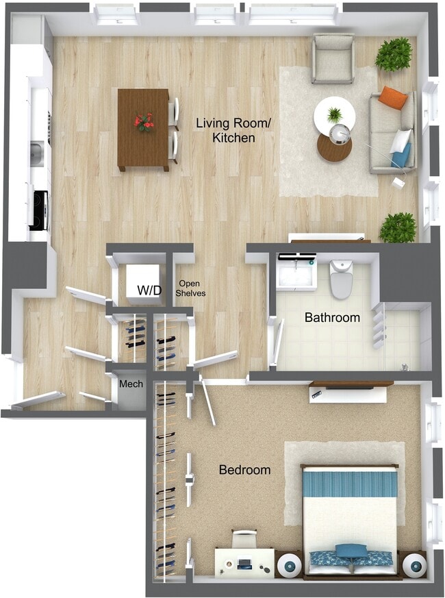 1 Bedroom 1 Bathroom - The Point at Weymouth