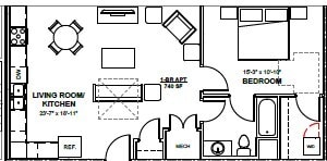 Floorplan - Bridwell on Broad