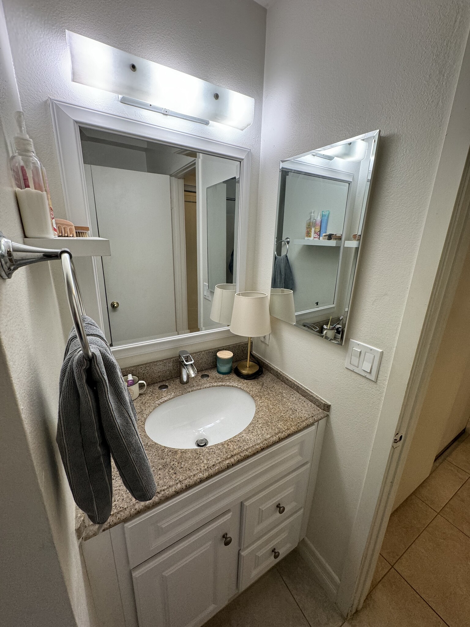 Newer marble vanity, faucet, cabinetry - 33966 Malaga Dr