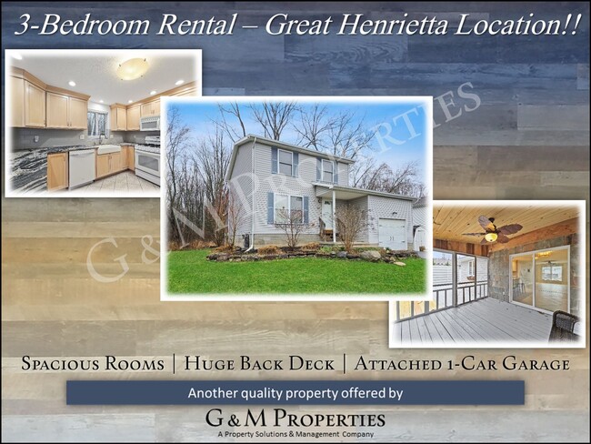 Primary Photo - 3-Bedroom Home Rental - Great Henrietta Lo...