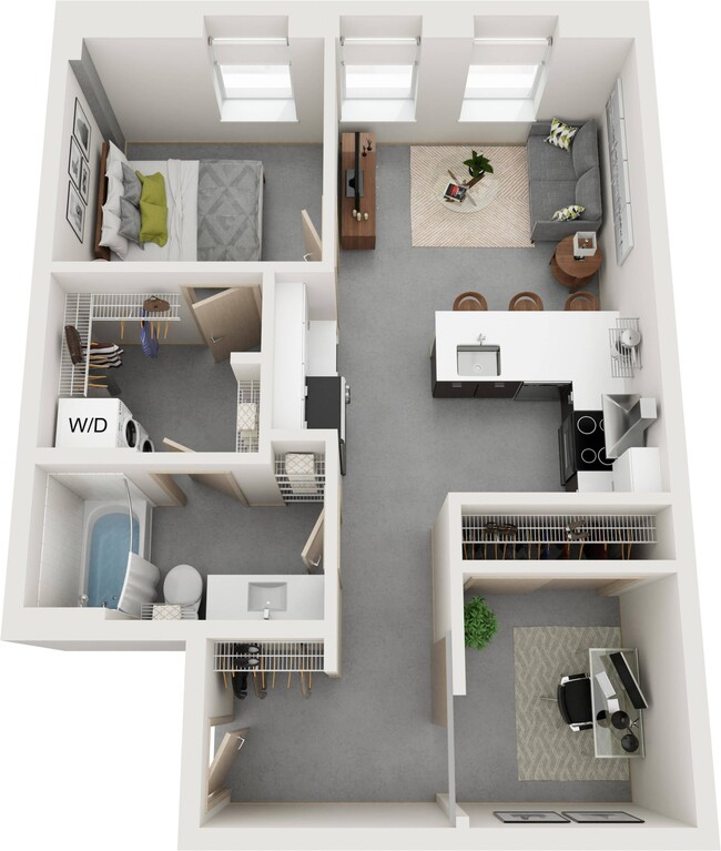 Floor Plan Z - Ox-Op Apartments