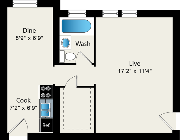 Floorplan - Reside at 849